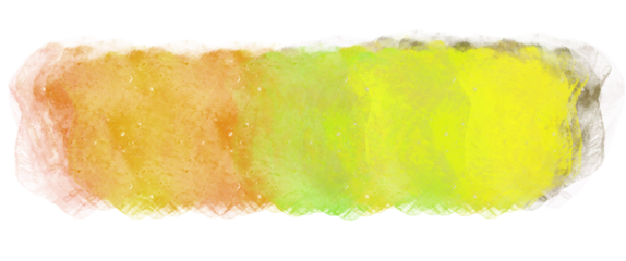 Franja de colores amarillos y anaranjados.