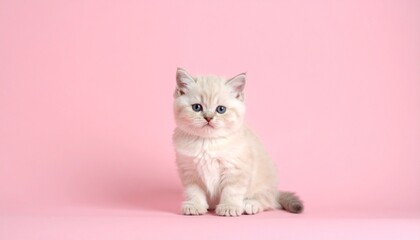 Katzenbaby – Pastellrosa & Creme