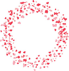 Romantic heart frame for valentine's day designs