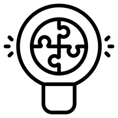 Obraz premium solution to problem Icon