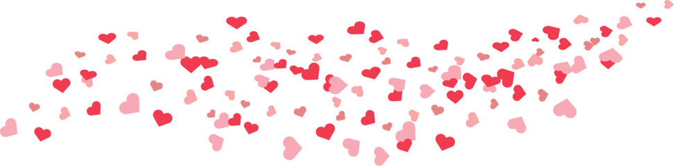 Heart shape trial for romantic background, love themes