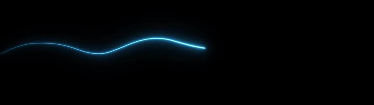 Endless corridor with neon lines trending up. cyan color animation. Abstract neon background with glowing lines sliding up .Hyper jump into another galaxy. Speed of light, neon glowing rays in motion.