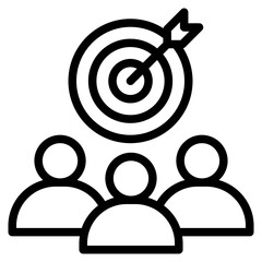Marketing audience icon