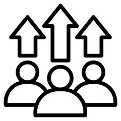 Comunity growth icon