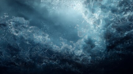 Blue ice background showing cold abstract texture. Cold blue ice shards forming an abstract textured frozen background