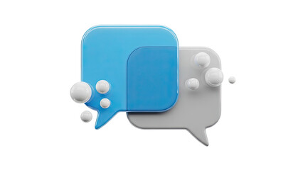 3D Chat Bubbles with Spheres