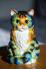 Ceramic Cat Figurine