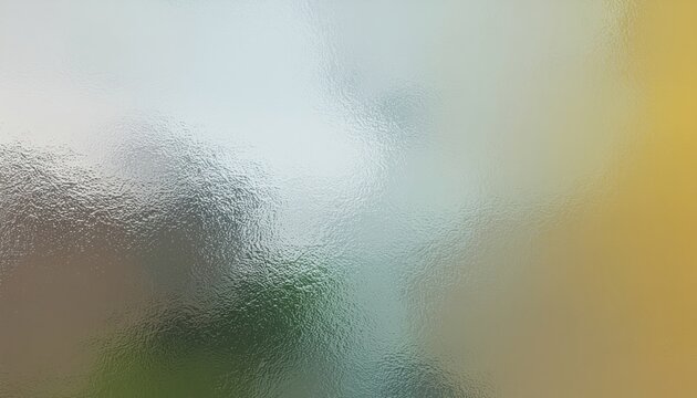 Abstract frosted glass panel blurs light; muted colors. Ambiguous, suggestive, and evocative of mystery and obscurity in cool neutral tones.