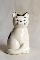 Ceramic Cat Figurine