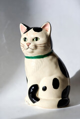 Ceramic Cat Figurine