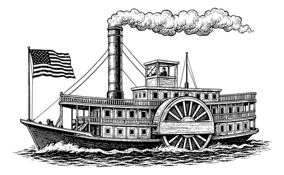Vintage Steamboat Images – Browse 6,105 Stock Photos, Vectors, and