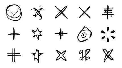 Collection of various symbols and signs