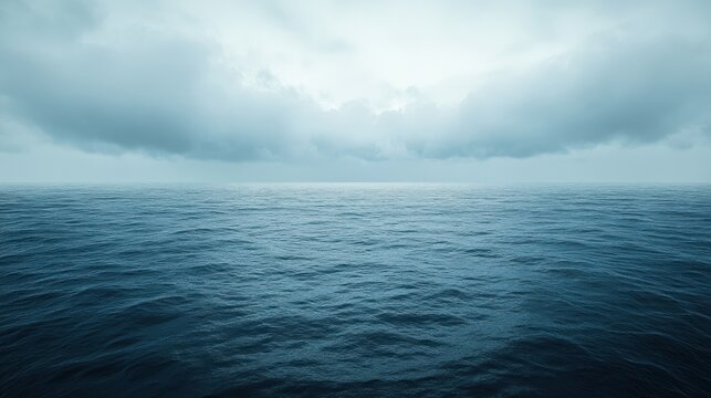 Vast, stormy sea