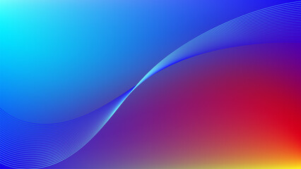 abstract blue wave background