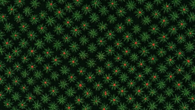 NDVI portraits of palm oil  aerial view of a dense forest canopy with vibrant green leaves and subtle red accents