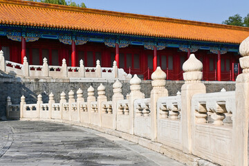 Architectural Scenery of the Palace Museum, Beijing, China