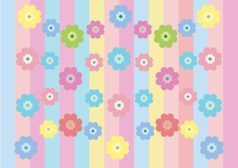 flower design creative and pattern background illustration vector