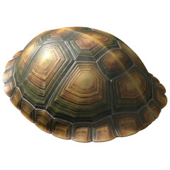 Turtle Shell Closeup with Scutes and Texture.