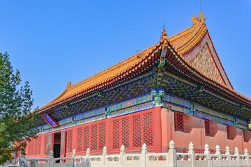 Architectural Scenery of the Palace Museum, Beijing, China