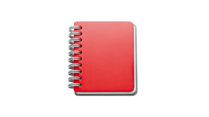 Red Spiral Notebook