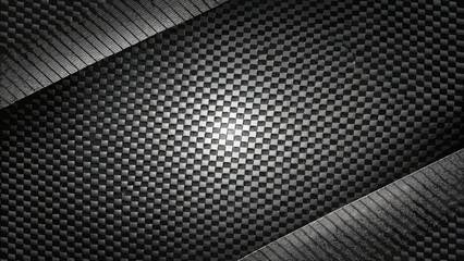 Obraz premium Carbon Fiber Weave Texture Background