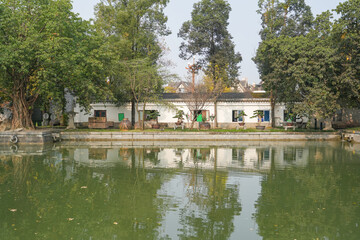 Obraz premium Scenery of Shu Garden in Tianfu Art Park, Chengdu, Sichuan