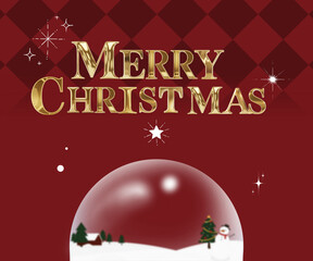 Naklejka premium christmas, 메리 크리스마스