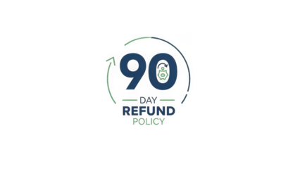 ninety day refund policy guarantee icon