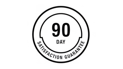 ninety day satisfaction guarantee seal