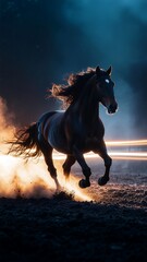 Cinematic Wildlife Silhouette Collection &ndash; Wild Animals and Birds in Dramatic Light, Fog and Atmospheric Nature Scenes