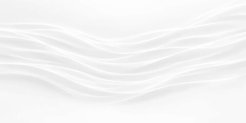 Obraz premium Soft white silk and satin abstract background with smooth waves and winter texture