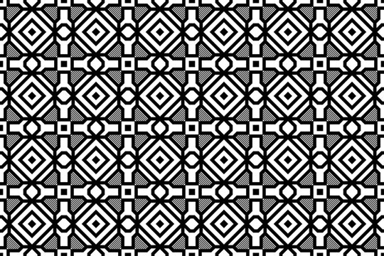 Minimalist Abstract Batik Pattern