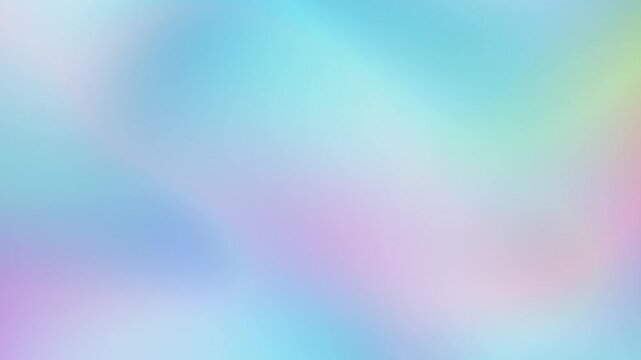 Pastel blue and soft mint iridescent gradient with smooth liquid flow. Perfect for video projects, graphic design or wallpaper