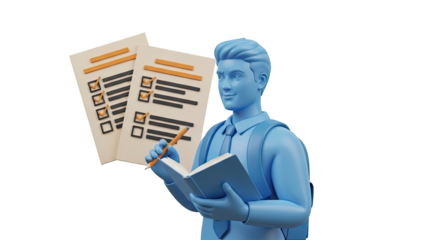 Student with Checklists