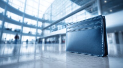 Digital Wallet Concept in Modern Space Showing Security and Ease With Clean Design and Abstract Elements