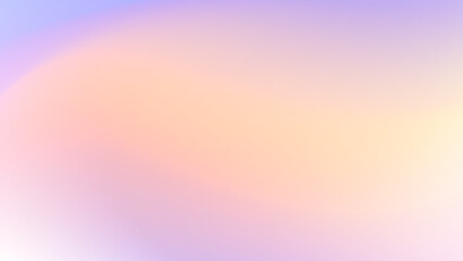 Soft blurry gradient abstract background in pastel peach and lilac shades © gholiyart