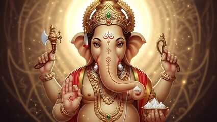 Ganesha Hindu Deity Elephant Head God