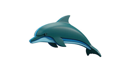 Fototapeta premium Stylized Dolphin Sculpture
