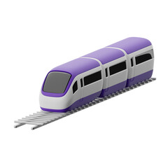 Train 3d illustration