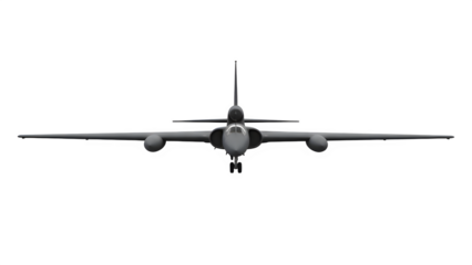 Minimalist U-2 Dragon Lady Reconnaissance Aircraft