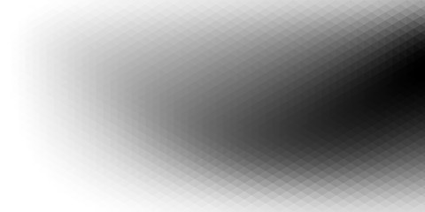 Triangular halftone background. Vector geometric technology abstract background. Halftone triangles retro pattern. Minimal 80s style dynamic tech geometric pattern.