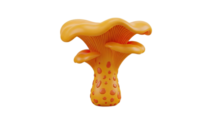 Orange Mushroom with Spots