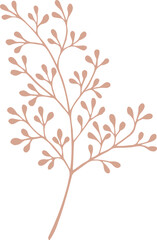 Blush Botanical Leaf Wreath Monogram Design