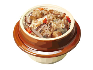 鶏めし（釜入り）