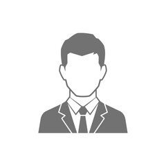 Minimalist user profile avatar icon