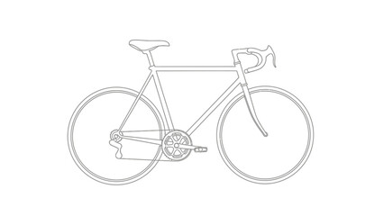 Bicycle outline