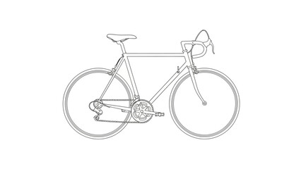 Bicycle outline