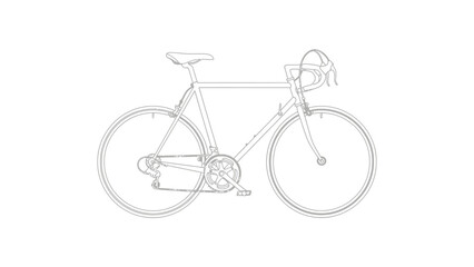 Bicycle outline