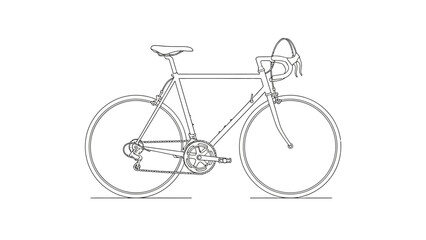 Bicycle outline