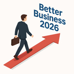 business people walk towards better business in 2026